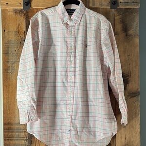 Ralph Lauren Pink and White Shirt- NWOT